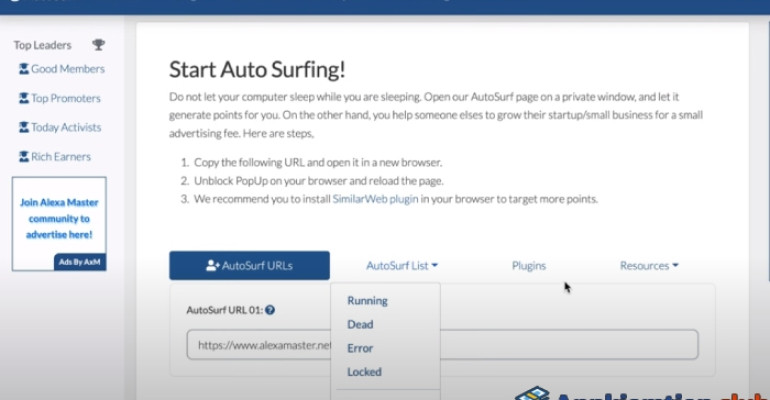 Cách kiếm tiền với Autosurf - Các trang Autosurf uy tín nhất
